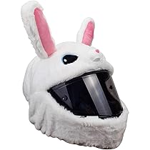 Lustiger Motorradhelm-Überzug Aus Plüsch - Tierdesign Für Integralhelme