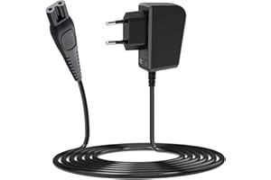 Chargeur Rasoir pour Philips, Chargeur Remplacement pour Rasoir Philips Norelco HQ8505 5000 3000 7000 9000 Series PT860 AT750 S5050 QT4022 Tondeuse Alimentation AC Adaptateur