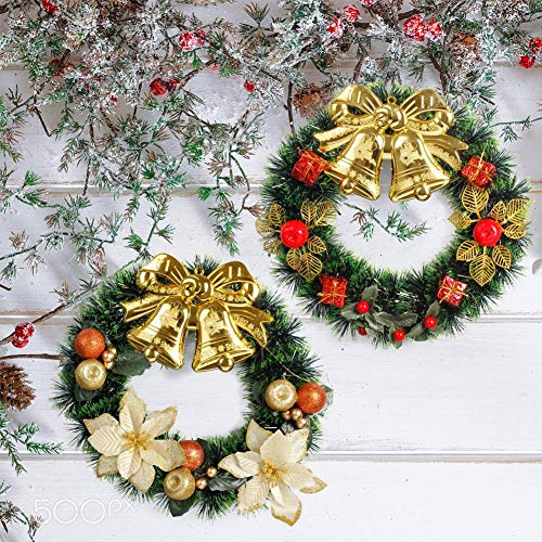 Anna Neek Corona De Navidad Santa Claus Muneco De Nieve