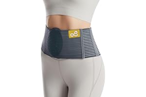 GAGAIUCO Umbilical Hernia Belt for Men and Women - Hernia Support for Men with 2 Compression Pad (inguinal, femoral, incisional) - Abdominal Binder Post Surgery and Postpartum （S/M）