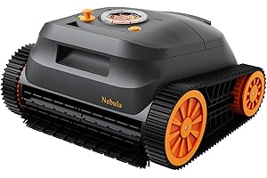 CoasTeering Nebula Poolroboter Boden und Wand, 180 Minuten Batterielaufzeit, Kabelloser Poolsauger mit Wandklettern, Intelligenten Navigation, 4 Modi, Poolreiniger für Eingelassene Pools bis zu 180㎡