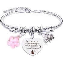 Bracciale Maestra Fine Anno Regalo Regali Originali Maestre Fine Anno
