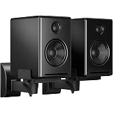 suptek 2 Soporte de Pared para Altavoces, Universal Soporte Altavoces por Bose/Edifier/Hivi/JBL/Sony, Capacidad de Carga de h