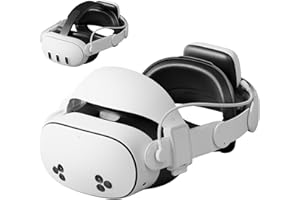 Aubika Hybrid Headstrap für Meta Quest 3/3S mit 2-in-1-Funktion (Halo & Elite), VR Zubehör mit 10000 mAh Magnetischem Akku & 20 W Schnellladung, Verstellbarem und Bequemem Oculus Accessories