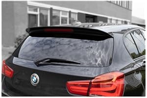 AUTO-STYLE Spoiler da tetto compatibile con BMW Serie 1 F20/F21 3/5 porte 2011-2019 (ABS Nero lucido)