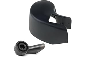 Raheem 2 Stück Heckscheibenwischer Abdeckung und 4G9955205 Heckwischerarm Kappe für Audi A4 B9 A3 A6 C6 C7 A3 8V A1 B8 Q3 MK1 Q5 Q7