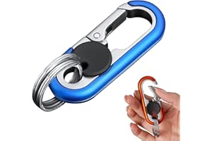 WAPSAT Llaveros para hombre, llavero de coche 2023 para hombre, llavero antipérdida con llaveros dobles, llavero de liberación rápida