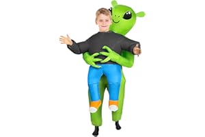 LATAFA Giant Inflatable Alien Costume Alien Inflatable Costume Blow Up Halloween Costumes Cosplay Outfit Dress UP