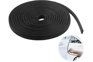 MXYVRIX EPDM Frame Profile Edge Protection Profile, Rubber Seal for Sheet Metal, Car Doors, Hatches, Table Corners, Effective Protection and Noise Reduction (2 mm x 3 m)