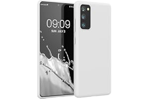 kwmobile Etui kompatybilne z Samsung Galaxy S20 FE - Miękki silikonowy pokrowiec na telefon - Biały Matowy