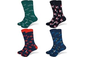 DIVER SOCKS 4 Pares de Calcetines hombre divertidos-Calcetines de dibujos con estampados graciosos ideal como regalos originales para hombres-Fabricados en España y validos desde la talla 40-45