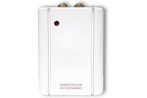 Thermoflow Elex 5,5 kW Chauffe-eau instantané électrique 230 V | Chauffe-eau instantané sans pression | Eau chaude jusqu'à 40 °C | Raccord G 3/8" | 3 L/min | pour lavabo ou évier de cuisine