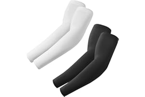 fuinloth Mangas de Brazo para Hombres y Mujeres, Deporte Compresión Protección Solar