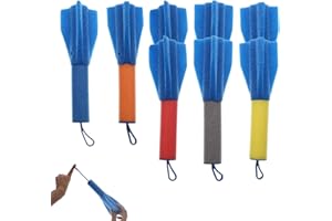 YANJIY Kinderspielzeug Schleuder Rakete, 8 Stück Finger Rakete, Schaumstoff-Rakete Spielzeug Für Kinder, Kinderspielzeug Draußen Rakete, Für Eltern-Kind-Spiele, Geburtstagsgeschenke (Zufällige Farbe)