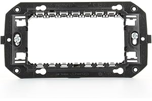 Gewiss GW16804 Supporto 4 Moduli Chorus, Nero