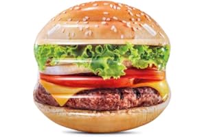 Intex Inflatable Giant Hamburger Mattress Lilo 145cm x 142cm. Perfect for the pool.