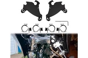 HDBUBALUS Headlight Gauntlet Fairing Trigger Lock Mounts 39 mm Fit for Harley Sportster 1200 883