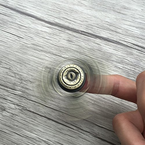 Finger Hand Spinner Alloy Fidget Focus Toy With Smooth Surface Finish And Fast Spinning, EDC Spinner Kids Adult Stress Reducer For Fear Relief, ADD, ADHD And Finger Training - 2
