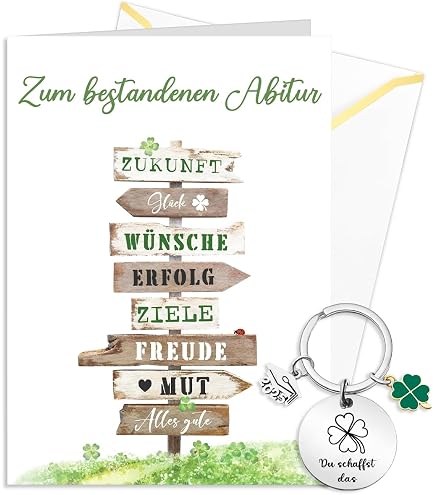 Edition Seidel Premium Glückwunschkarte Für Die Zukunft – Mit Umschlag, 11,5x17 Cm, Für Abschluss & Prüfung