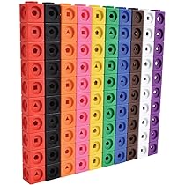 Réglettes Cuisenaire VIGA En Bois - 10 Couleurs Pour Apprendre Le Calcul - 1 à 10 Cm - Avec Boîte