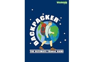 WILD CARD GAMES BACKPACKER - The Ultimate Travel Game - Fun pocket sized card game about travelling around the world