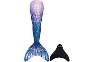 FOLOEO Meerjungfrau Kostüm für Kinder, Teenager & Erwachsene – Fantasie-Outfit mit Flossen-Look für Karneval, Cosplay & Fotoshooting – Größen 110–150 & S/M/L – Nur zur Verkleidung