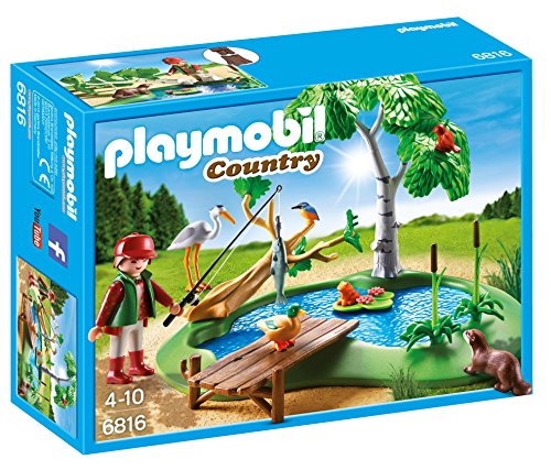 Playmobil Vida en el Bosque - Lago con Animales (6816)