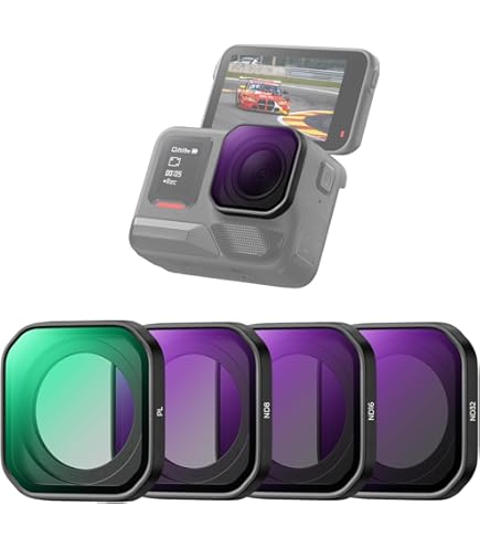 Freewell Standaard dagfilterset voor Insta360 GO Ultra - ND8, ND32