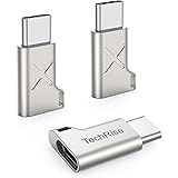 Techrise USB-C to Micro USB Adapter, 3 Pack Type-C Male to Micro USB Converter Data Transfer Compatible with Samsung Galaxy Note10 S10 S10e, MacBook, ChromeBook Pixel, Nexus 5X/6P & all Type C Devices