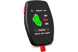 RAD GOLF Hand+ Handheld Golf GPS Device, Shot Tracker, Record Shots, Club, GIR, Fairways, Putts, Golf Distance Range Finder, Touch Screen, 42,000+ Courses, Green View, Pin Positioning, Magnetic, Free App, IPX7