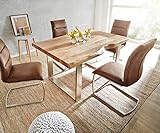 baumtisch live edge Natürliche Baumkante als Highlight | Stabilität durch massive Tischplatte