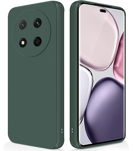 HONLEN Custodia per HONOR Magic5 Pro 5G (6.81 Inches) Cover per Telefono Aziendale con Retro in Pelle, Nero