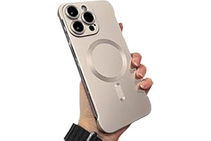 Nimedala Custodia magnetica per iPhone 13 14 15 Pro Max Plus (oro per iPhone 14 Pro)