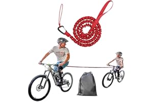 TeTupGa Bicycle Tow Rope Belt Strap Mountain Bike Parent-Child Pull Reflective Traction Portable Outdoor MTB Elastic Bicycle For Adult Kids Children