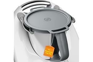 ‎OTOMITRA OTOmitra Silikondeckel für Thermomix TM6/TM5, Frischhalte-Deckel BPA-Frei, Nachhaltige Silikonabdeckung für Thermomix, Spülmaschinenfest & lebensmittelecht – Grau