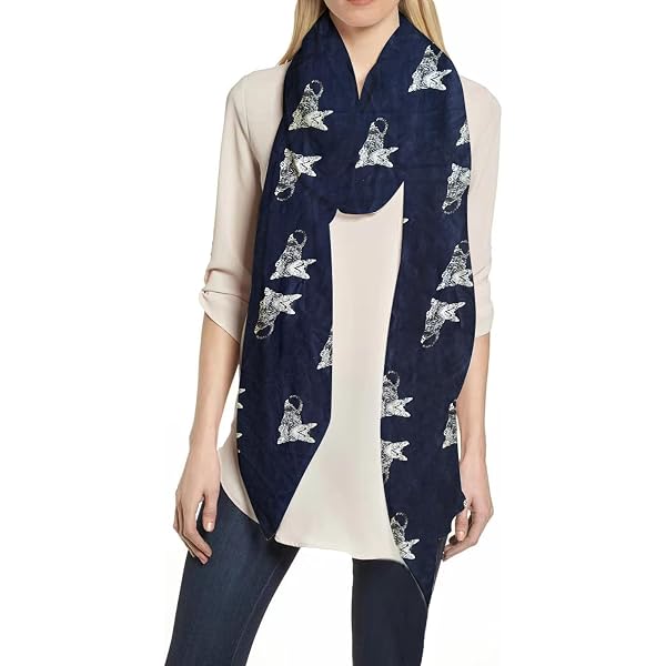 Lina & Lily Damen Loop Schal Mit Pferd Muster, 90x180 Cm, Weicher Schlauchschal – Für Alle Jahreszeiten
