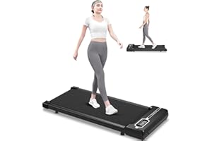 HOME FITNESS CODE HomeFitnessCode Walking Pad Laufband - Laufpad für Zuhause unter Schreibtisch Einsteiger Elektrisches Treadmill Leise Klein Laufbänder