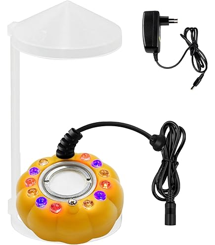 Behogan Nébuliseur à Ultrasons, 12 LED, Mini Machine à Fumée