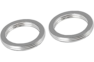 A ABSOPRO Joint d'échappement de tuyau de silencieux de moto de 30 mm de diamètre intérieur et 40 mm de diamètre extérieur pour Honda CG125 (ensemble de 2)