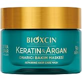 Bioxcin Keratin & Argan Onarıcı Sa&ccedil; Bakım Maskesi 225 ml &ndash; Yıpranmış Sa&ccedil;lar İ&ccedil;in Nemlendirici ve Onarıcı Bakım