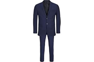 JACK & JONES Male Einreihiger Blazer und Hose JPRSOLARIS Super Slim Fit Anzug