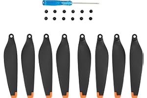 BELTECH Confezione da 8 eliche di ricambio compatibili con DJI Mini 4 PRO/Mini 3 PRO Parti di ricambio per pale dell'elica pieghevoli a sgancio rapido e a basso rumore Accessori per droni