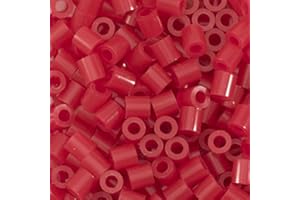 Vaessen Creative 5009-008 Ironing Beads, Dark Red, 1100 Pieces, Beads for Crafts with Children, DIY Designing of Jewellery, Decorations, Embellishments and Other Craft Ideas