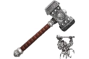 damdos Cosplay rekwizyt średniowieczny blok piankowy młot bojowy Wow Warcraft Ogrim Doomhammer 54 cm Destroy Thor Hammer prezenty urodzinowe