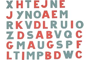 Smoby - 48 Lettres Magnétiques - Rouge et Vert - Apprentissage Alphabet - Compatible Tout Support Magnétique - A Partir de 3 Ans