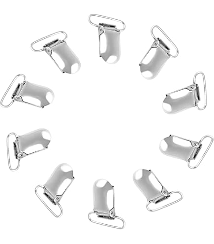 20 Clip Per Bretelle In Metallo - Accessori Per Vestiti Fai-da-te, Sostituzione Morsetti - Foto 6