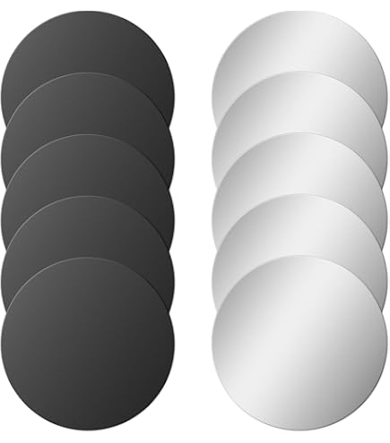 Bewudy Lot De 14 Plaquettes Métalliques Autocollantes - Plaque