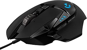 Logitech G502 HERO gaming mouse (with HERO sensor, RGB, 16,000 DPI, 11 programmable buttons, laptop and PC computer mouse, 5