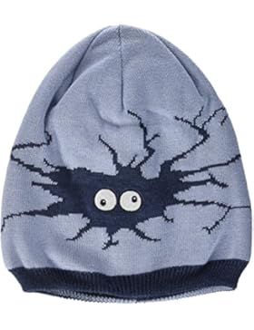 Maximo Eyes Stripe Reversible Beanie Mütze Wintermütze Strickmütze Kindermütze Wendemütze Wintermütze Strickmütze...