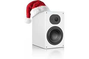 Nubert nuLine 34 | Weißer Regallautsprecher | 1 Stück Kompaktlautsprecher | Lautsprecher für Stereo | Heimkino & HiFi Qualität auf hohem Niveau | Passive Regalbox mit 2 Wege Technik Made in Germany